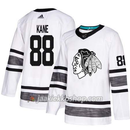 Miehille NHL Chicago Blackhawks Pelipaita Patrick Kane 88 Valkoinen 2019 All-Star Adidas Authentic